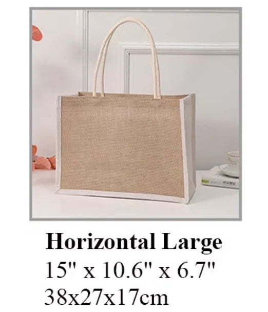 Personalized Shadow Monogram Jute Carryall Bag Striped Shadow Monogram Bag Custom Jute Tote Shopping Bag Bridesmaid Gift