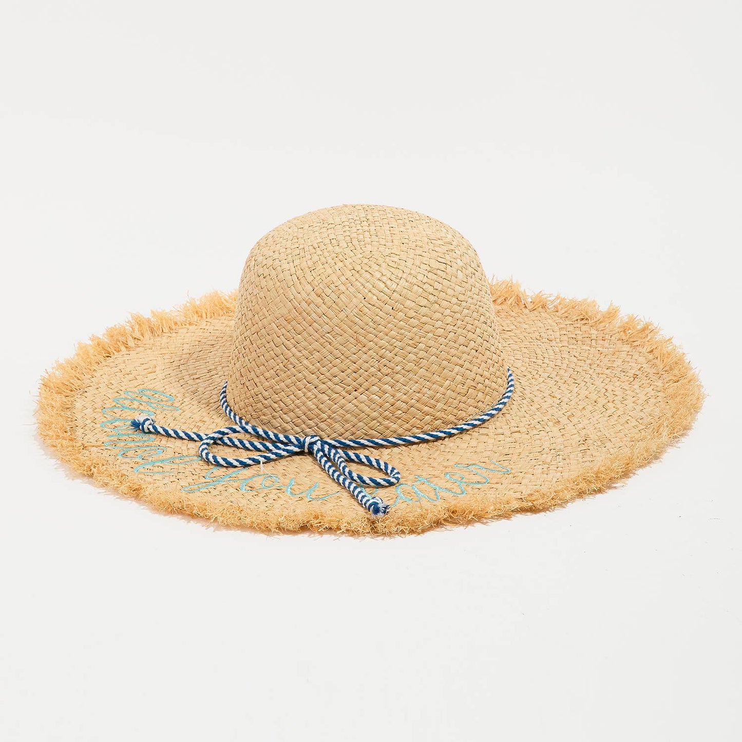 Collections by Fame Accessories - Alcohol You Later Raffia Sun Hat: FU