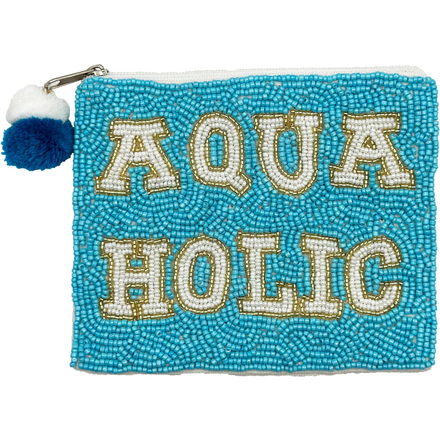 Ole - AQUAHOLIC Beaded Coin Purse
