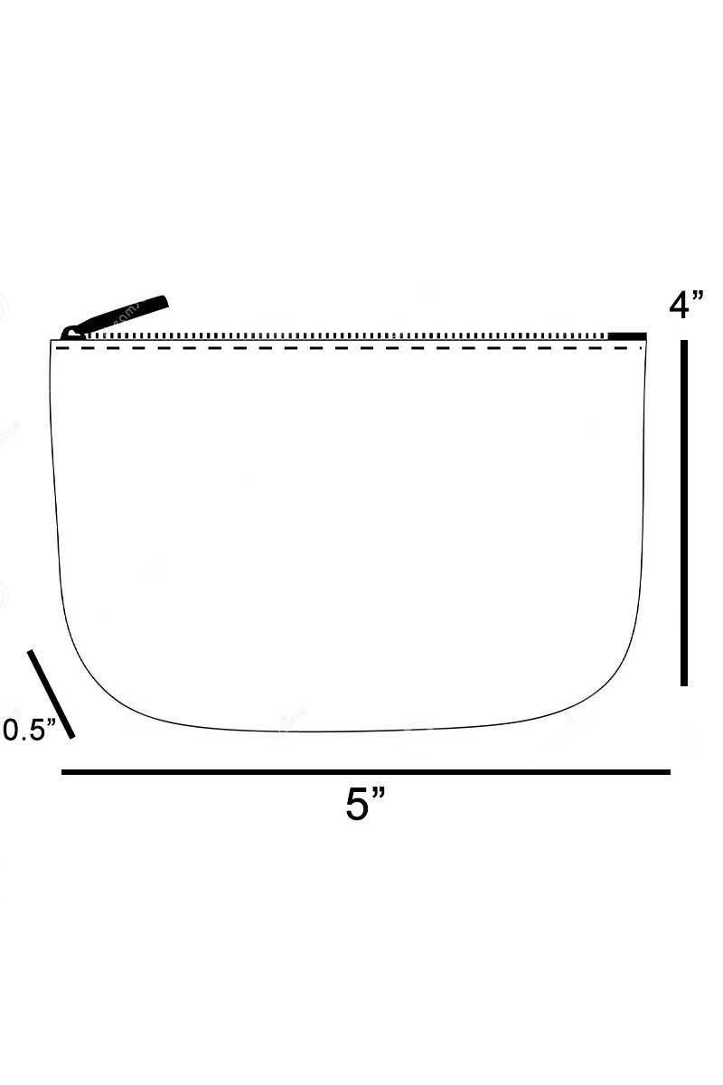 Collections by Fame Accessories - Seed Beaded Shining Heart Coin Purse: Multi