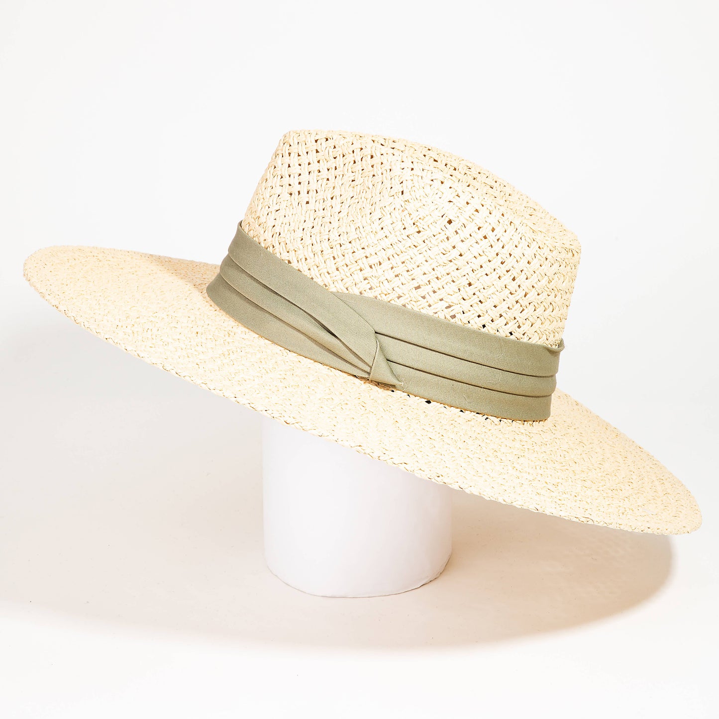 Collections by Fame Accessories - Straw Woven Sun Hat: BK