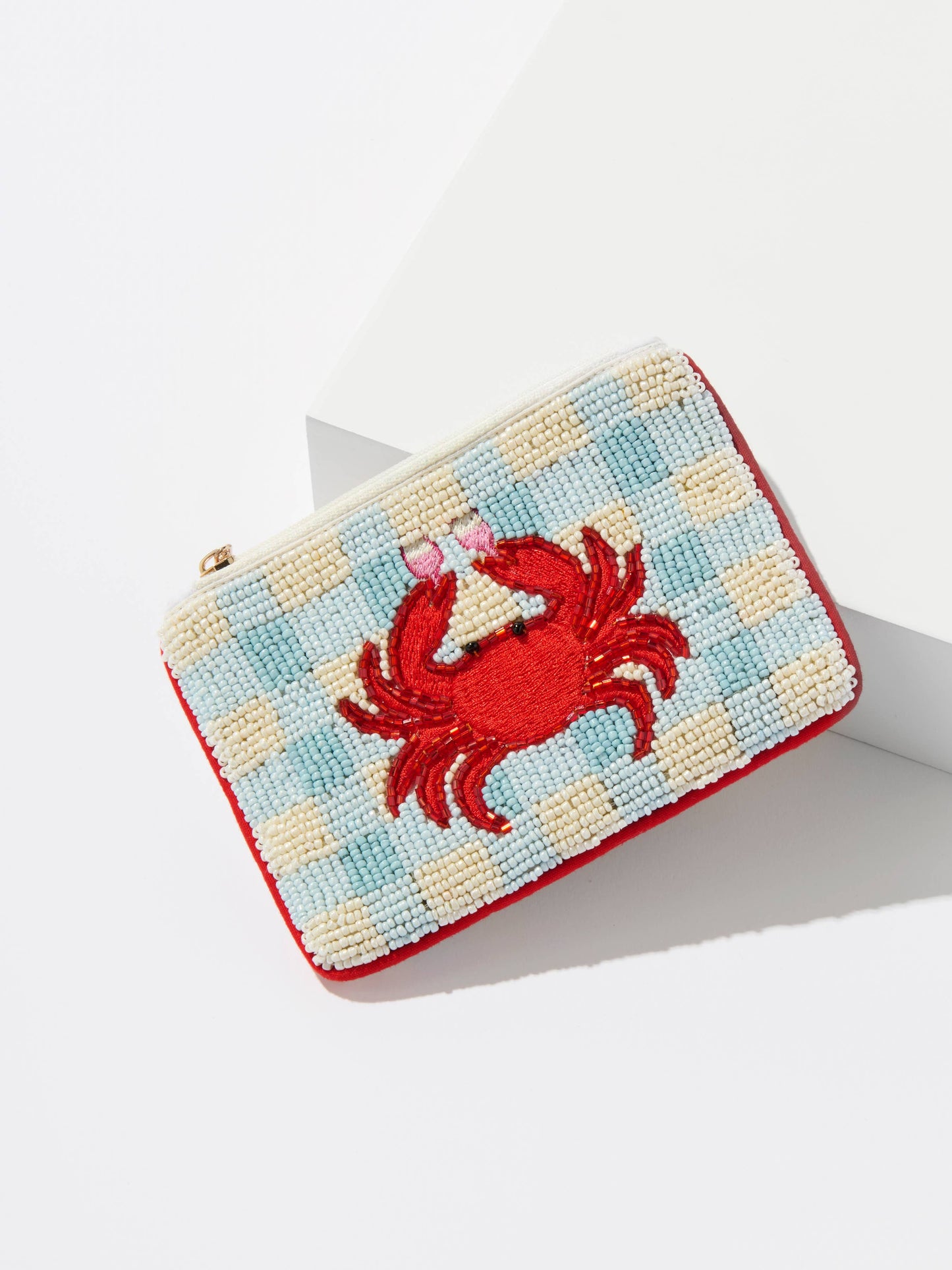 Shiraleah - RIVIERA BEADED COIN POUCH,BLUE