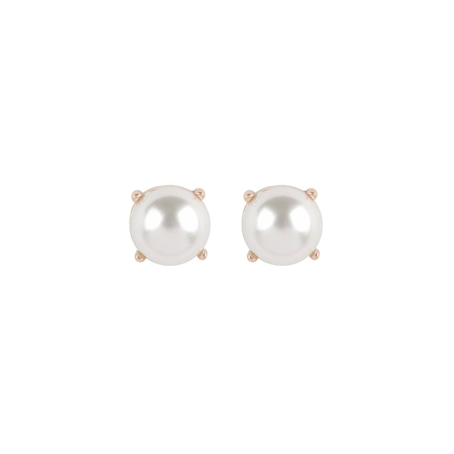 MYS Wholesale Inc - Pearl Stud Earrings: Pink