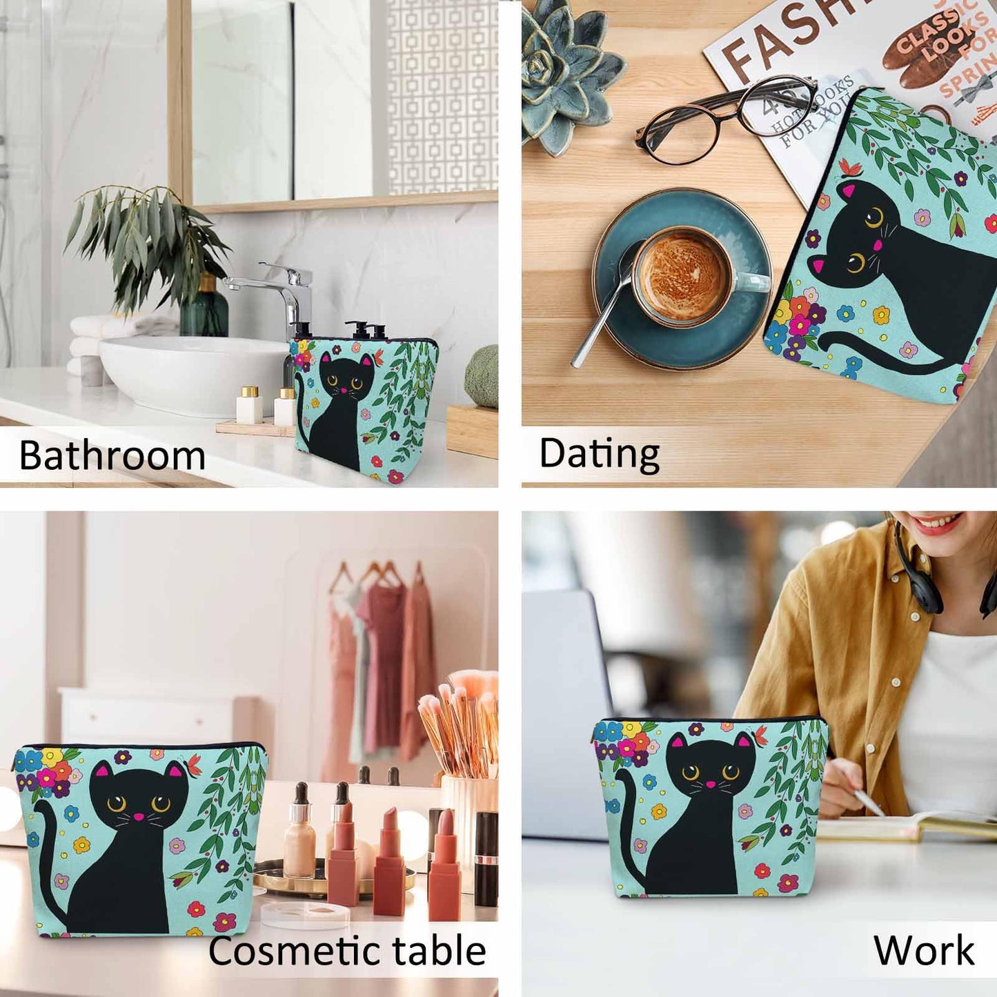 Lobster Cosmetic Travel Bag For Toiletries, Cartoon Lobster Ocean Sea Wave Makeup Bag Toiletry Bags For Women, Flax Cosmetic Bags Make Up Bag Purse Toiletries Bag Birthday Gift