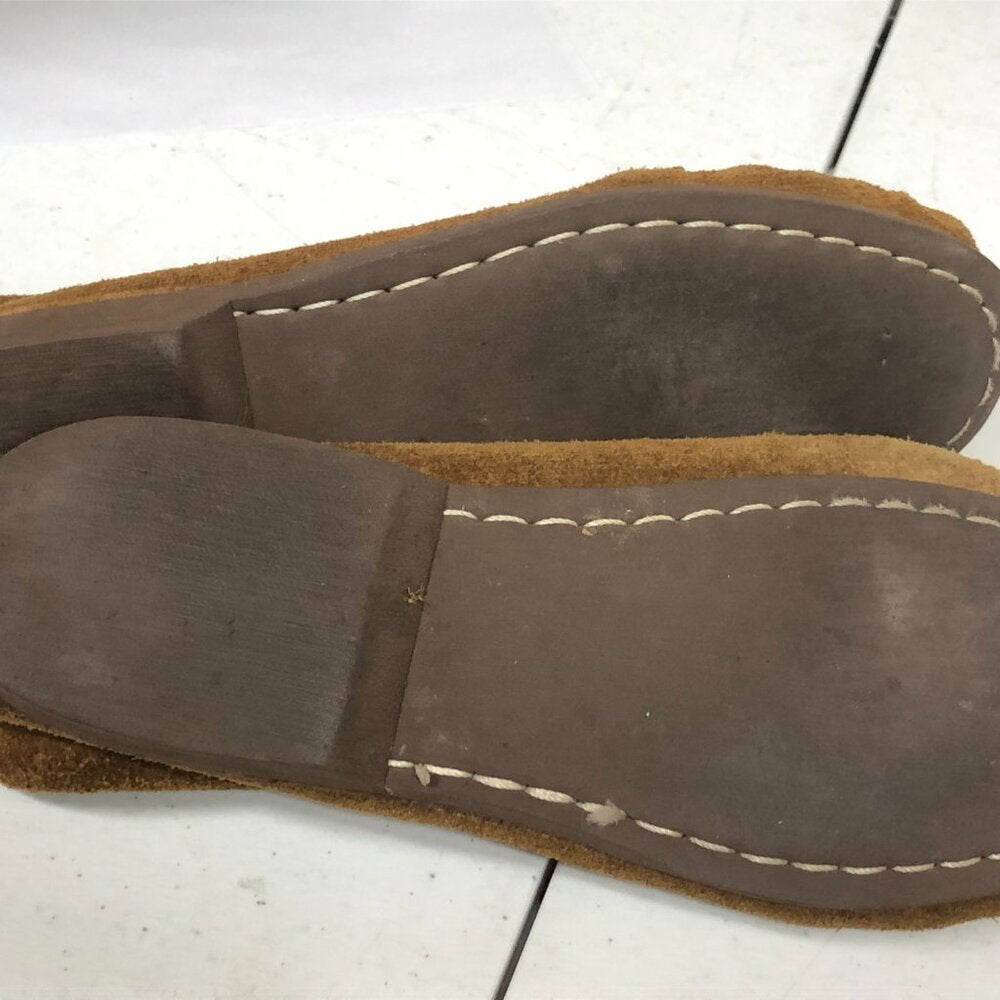 Taos Phoenix Moccasins Brown Suede and Beaded