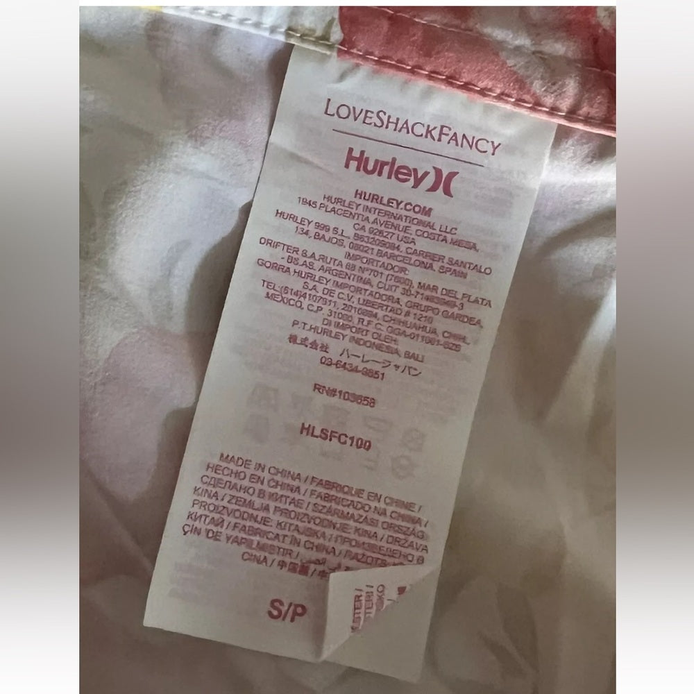 LoveShackFancy x Hurley Floral Skirt NWT