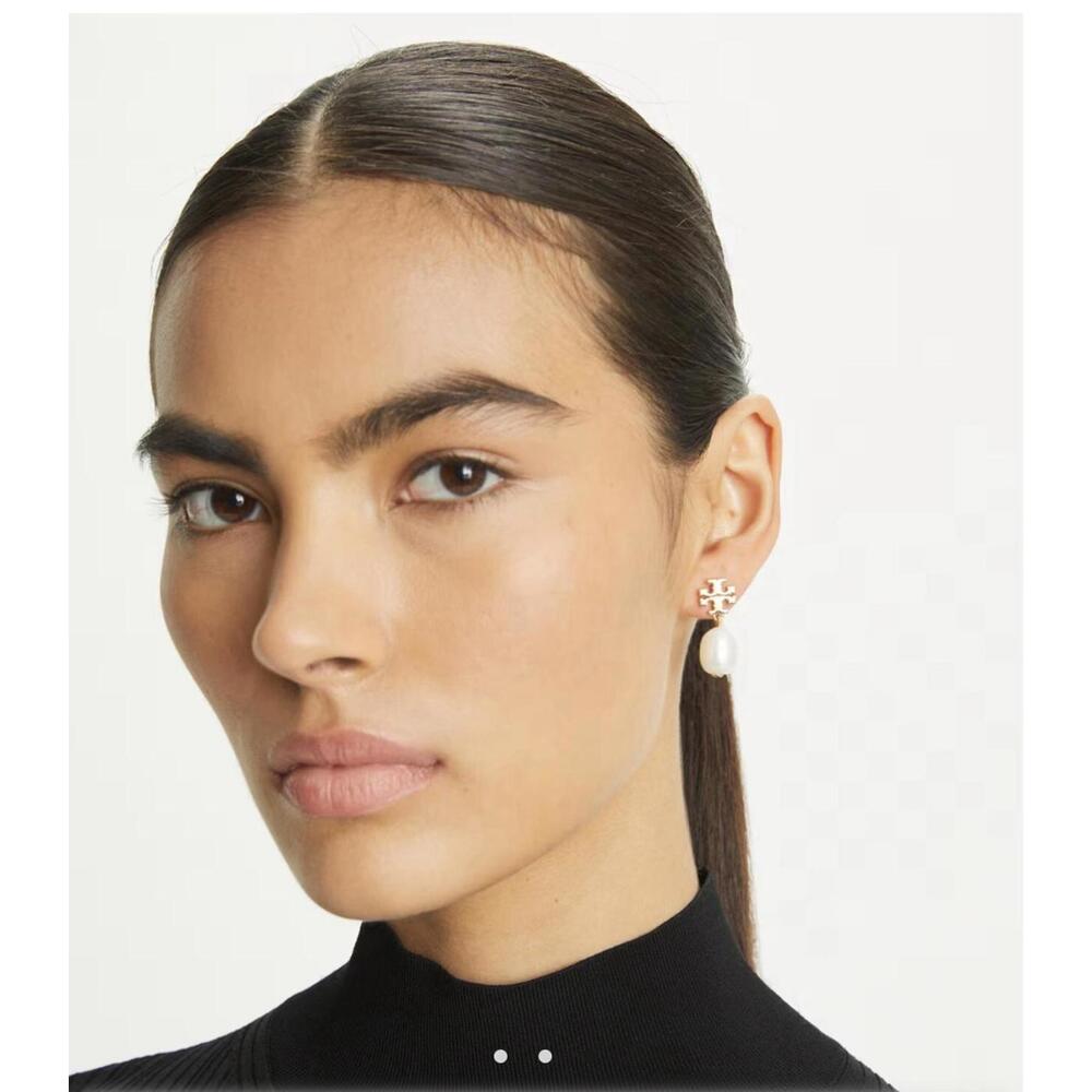 Stunning Tory Burch Pearl Drop Earrings