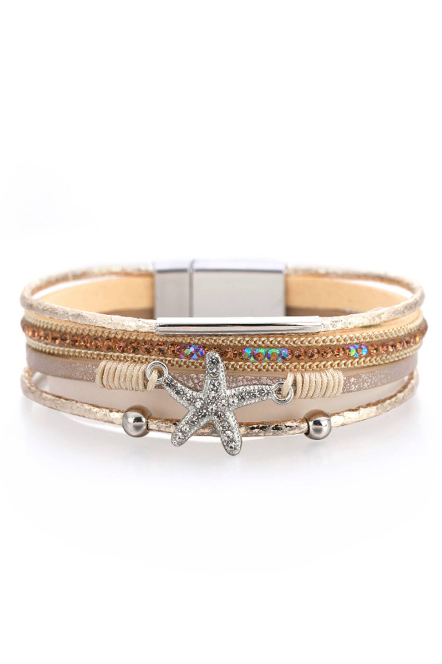 Ole - Seafish Multilayer Magnetic Bracelets B3997: Blue