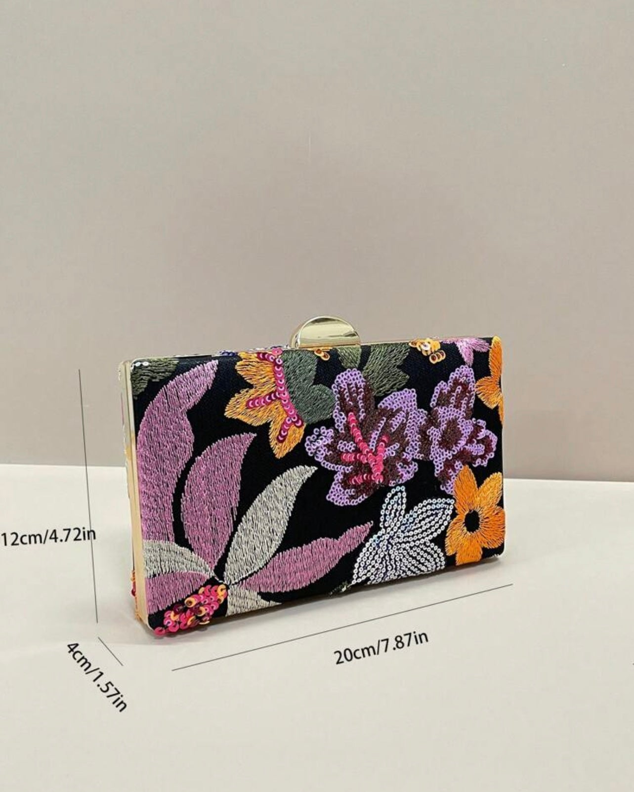 Floral Elegant Clutch Bag