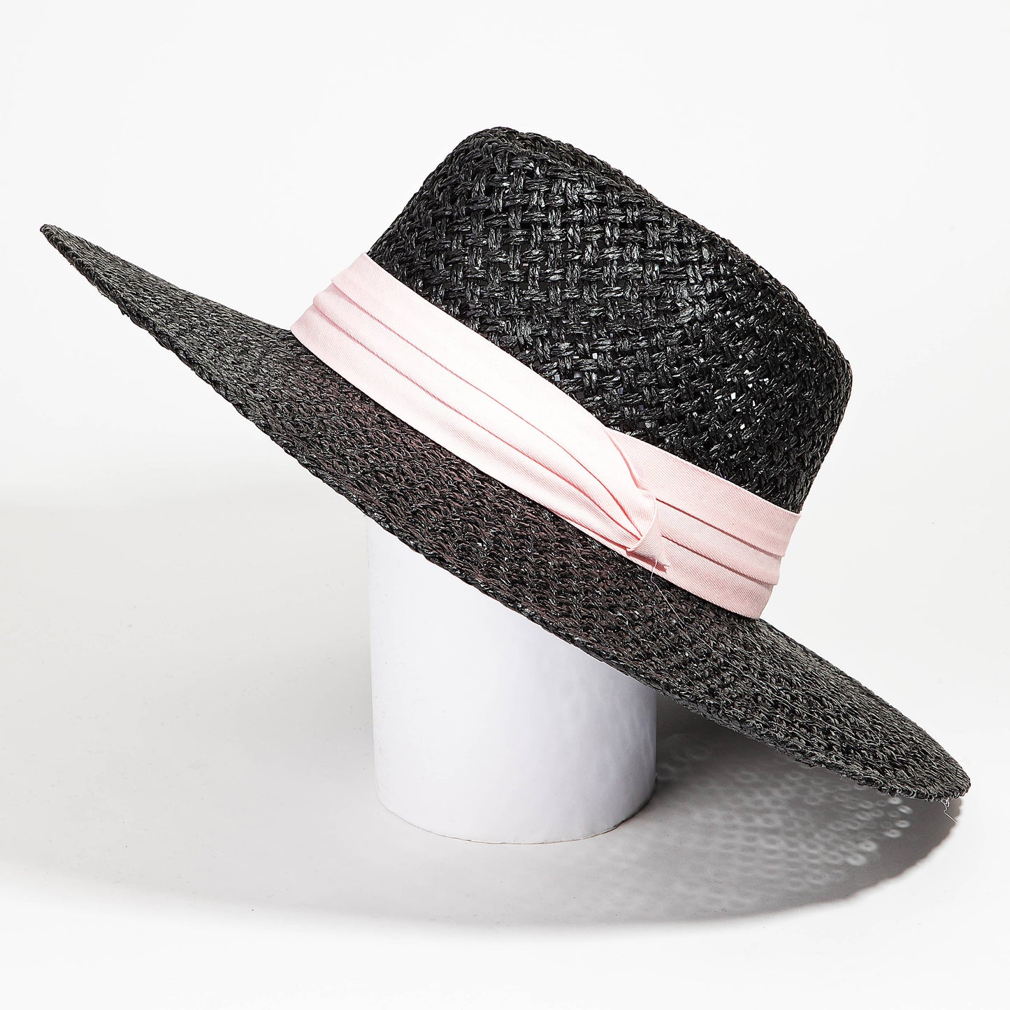 Collections by Fame Accessories - Straw Woven Sun Hat: BK