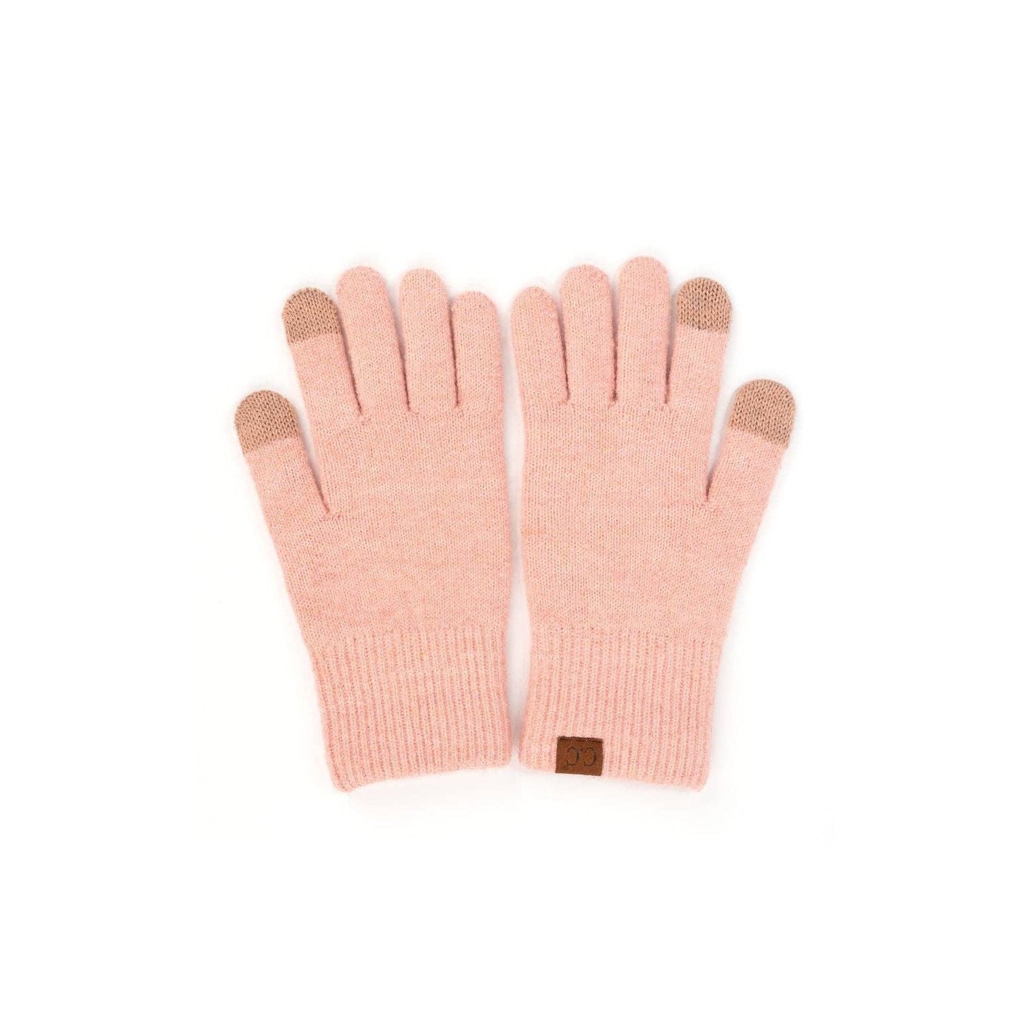 Truly Contagious - CC Ultra Soft Recycled Fine Yarn Women's Gloves ( G-2075 ): Light Melange Grey