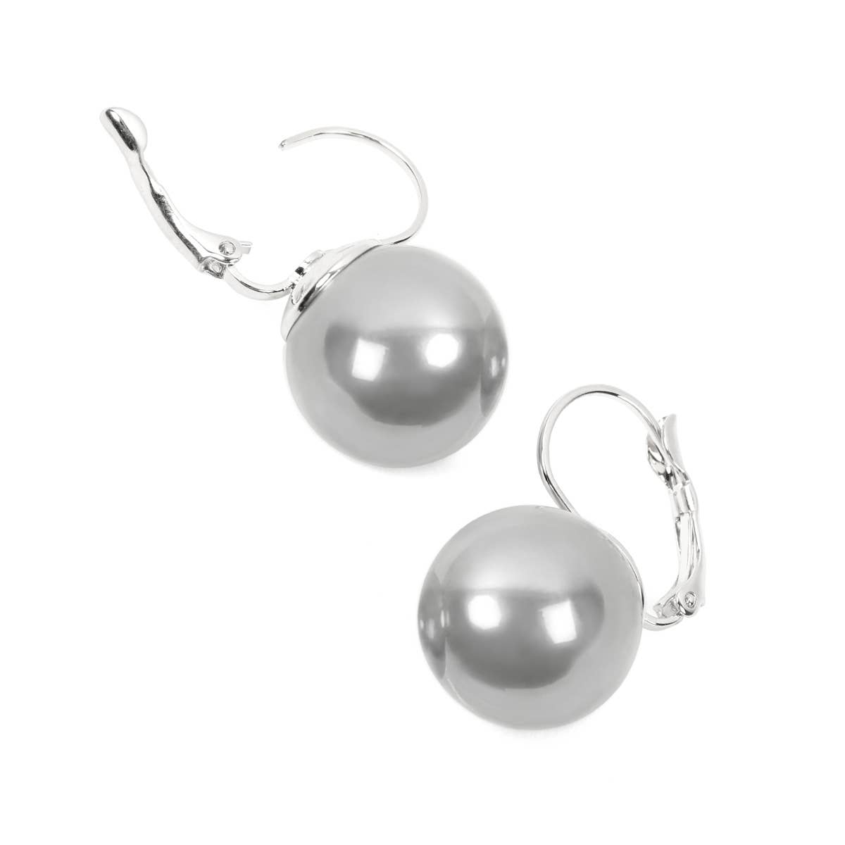 MYS Wholesale Inc - Hinged Pearl Earrings: Natural