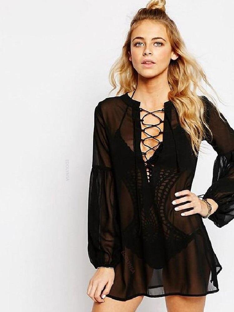 Women's Boho Style Lace Beach Cover Up