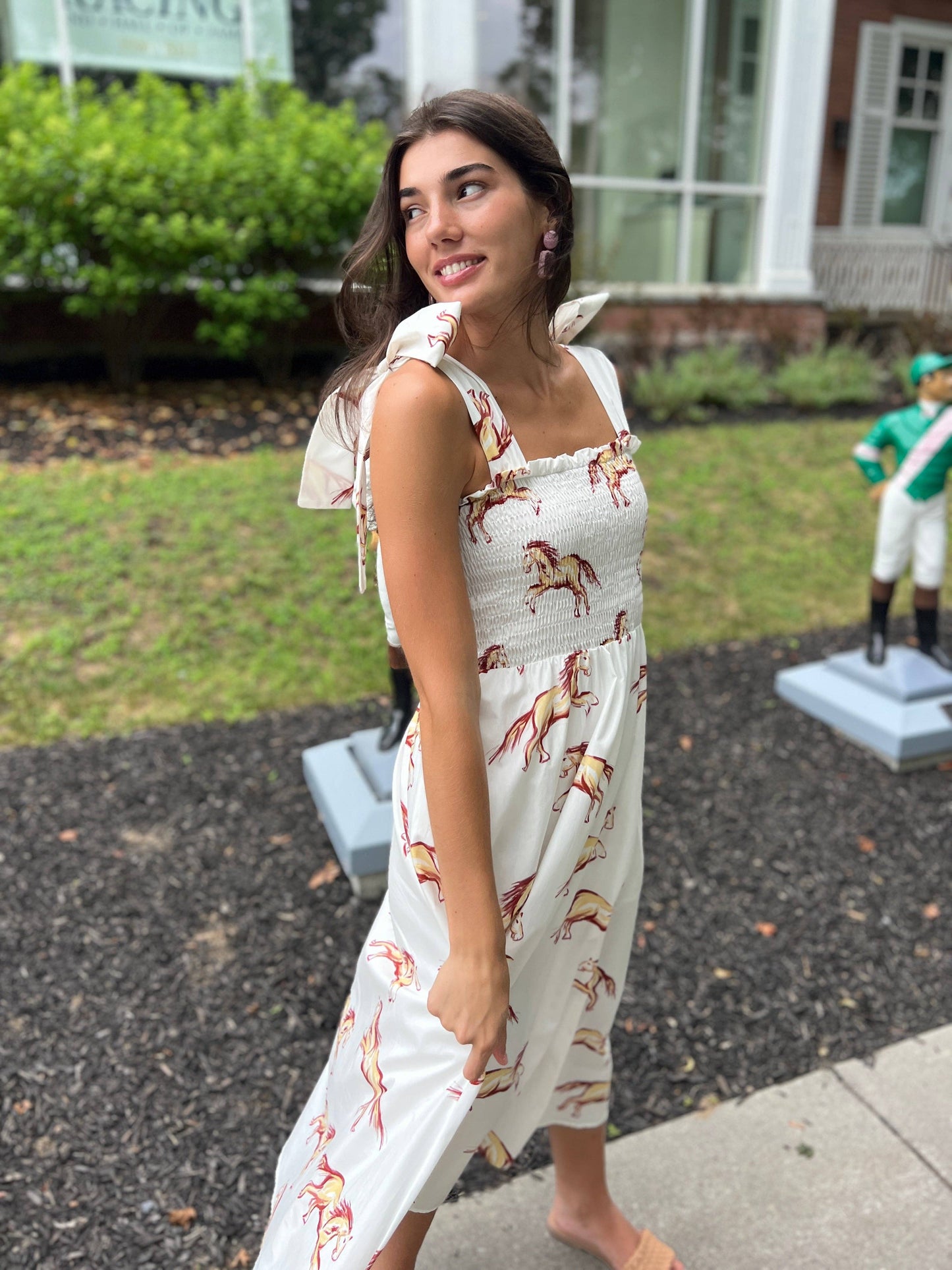 Kathleen Maeve - Emma Bow Maxi Dress | Horses: M