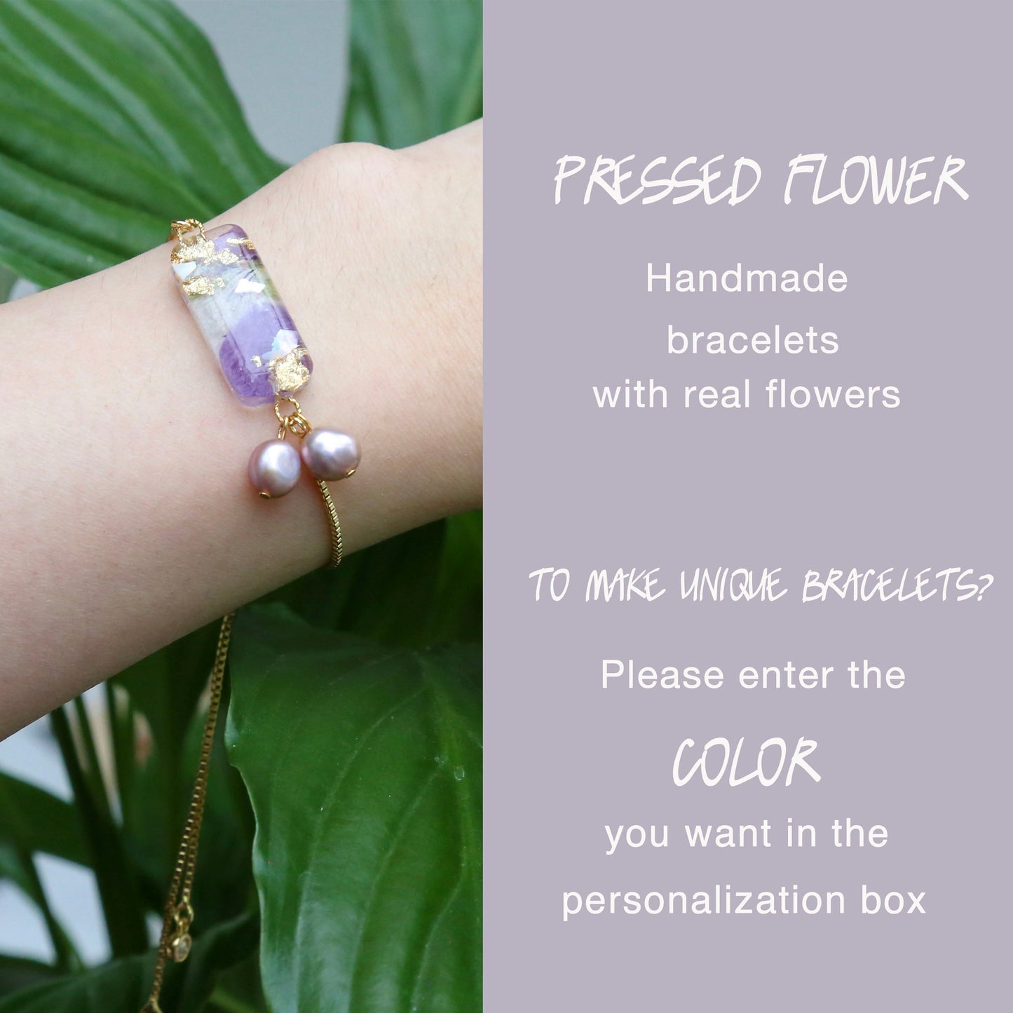 Dried Flower Bracelets