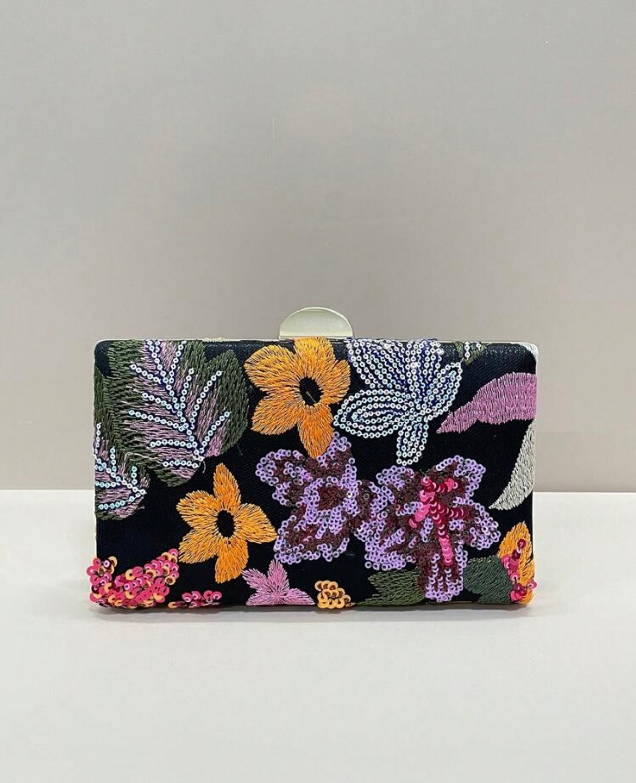 Floral Elegant Clutch Bag