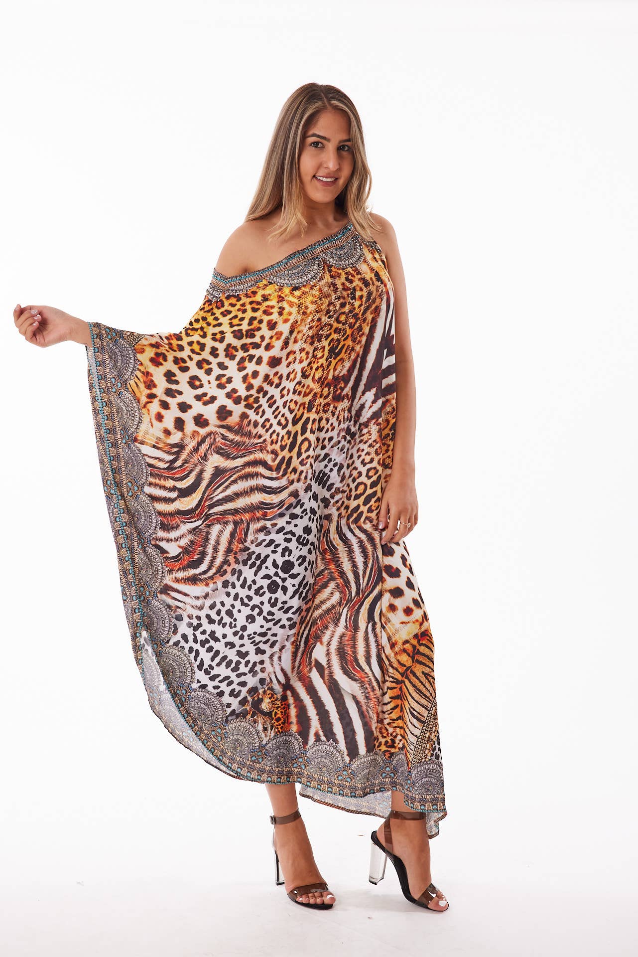 Ranee's - 648 One Shoulder Dress