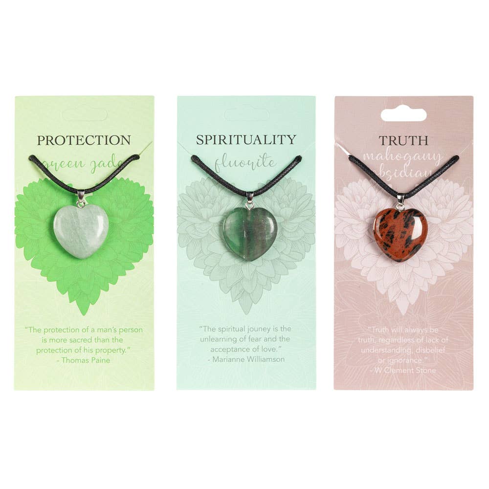 Benjamin International - Heart Pendants: Balance (Aventurine)