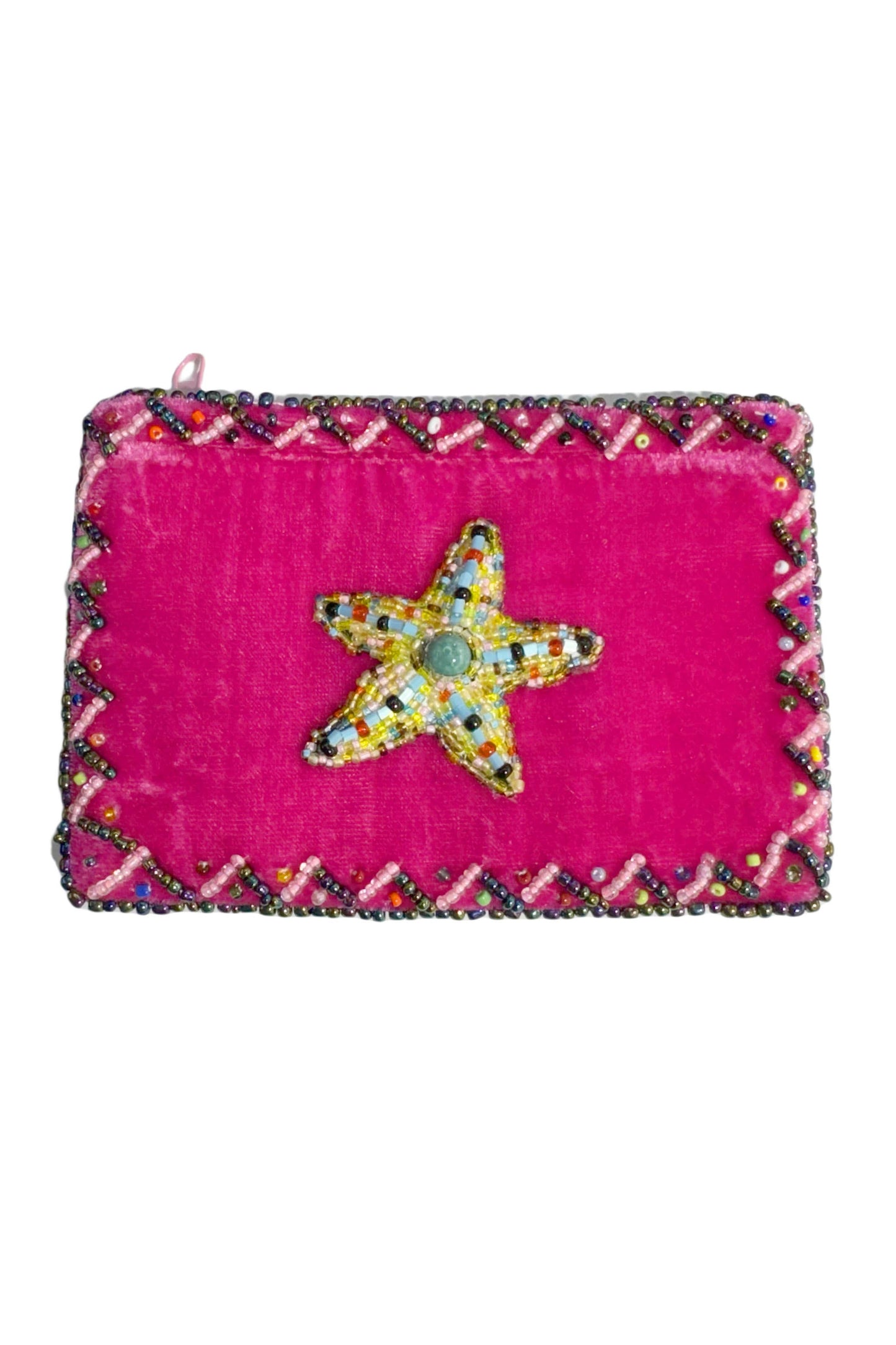 Ole - Starfish Rectangular Coin Purse : Random Color-1PCS