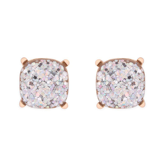 MYS Wholesale Inc - Sparkling Glitter Epoxy Stud Earrings: Ab