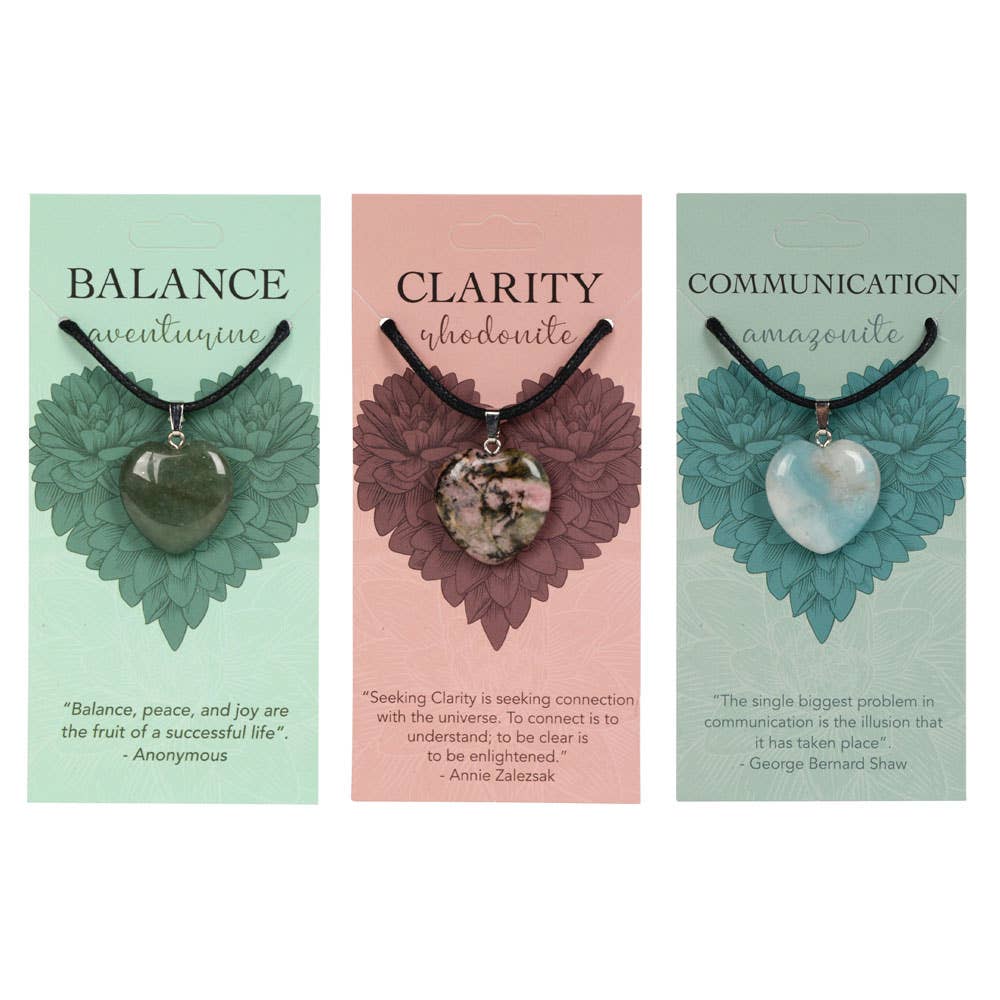 Benjamin International - Heart Pendants: Spirituality (Fluorite)