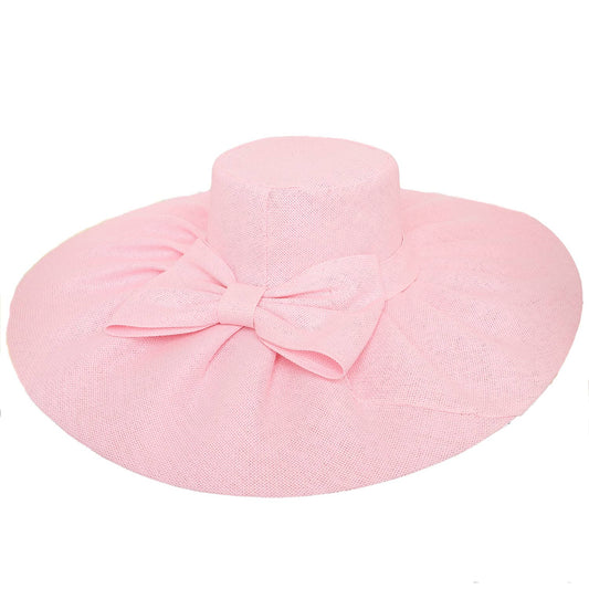 SP Sophia Collection - Floppy Oversized Wide Brim Straw Sun Hat : Pink
