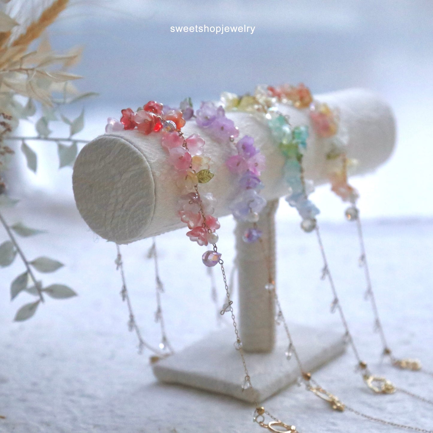 Colorful Flower Necklaces