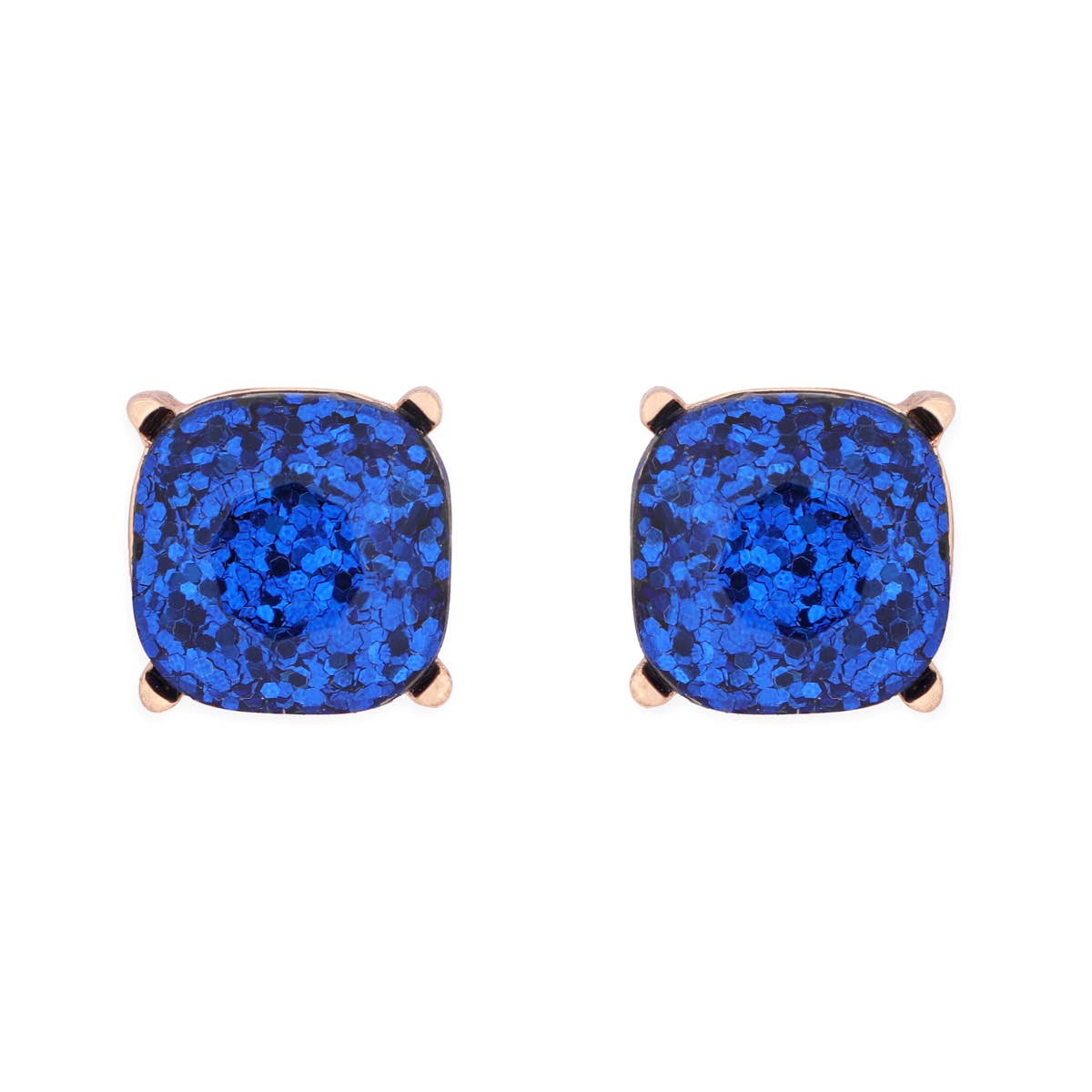 MYS Wholesale Inc - Sparkling Glitter Epoxy Stud Earrings: Ab