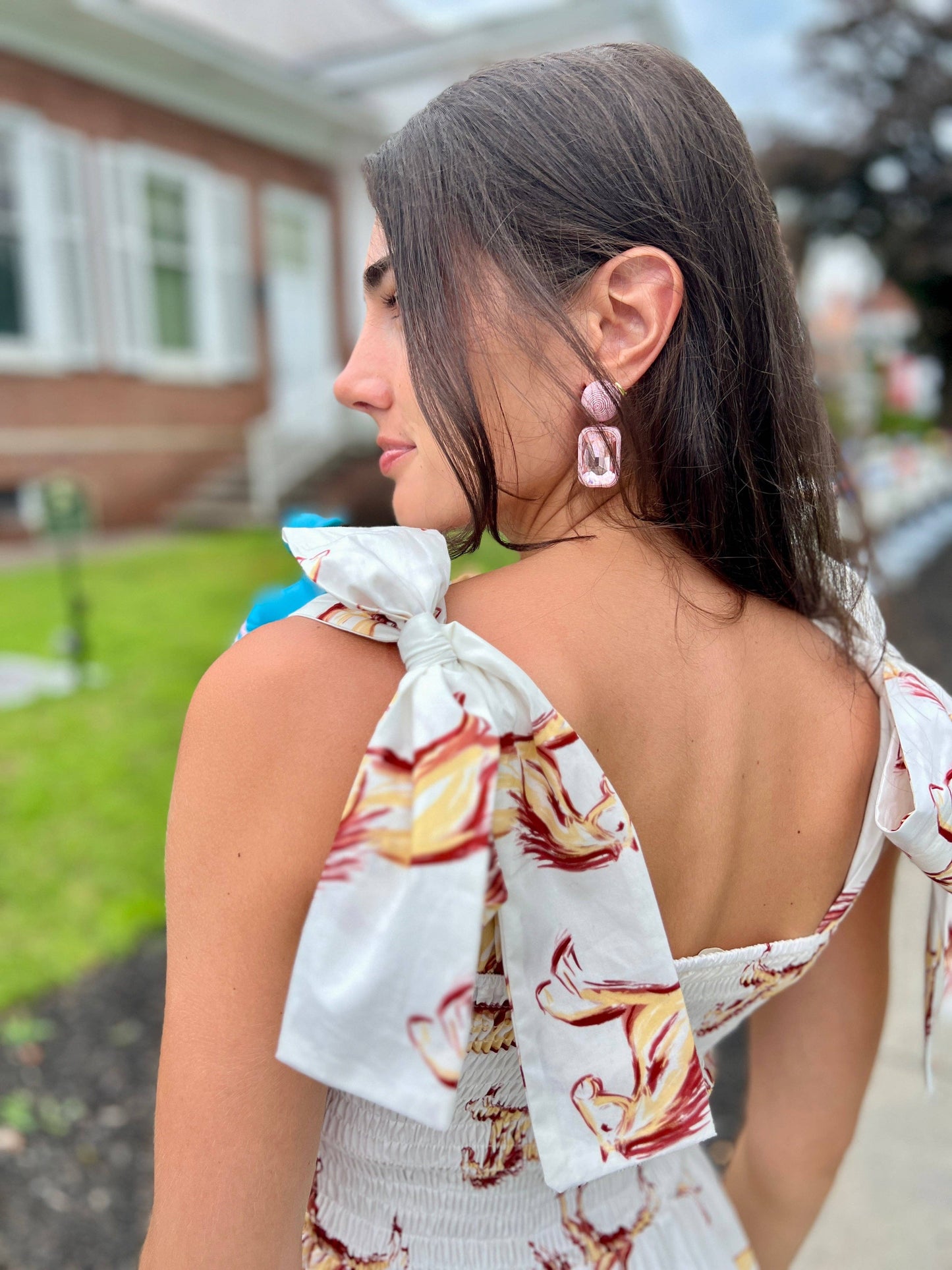 Kathleen Maeve - Emma Bow Maxi Dress | Horses: M