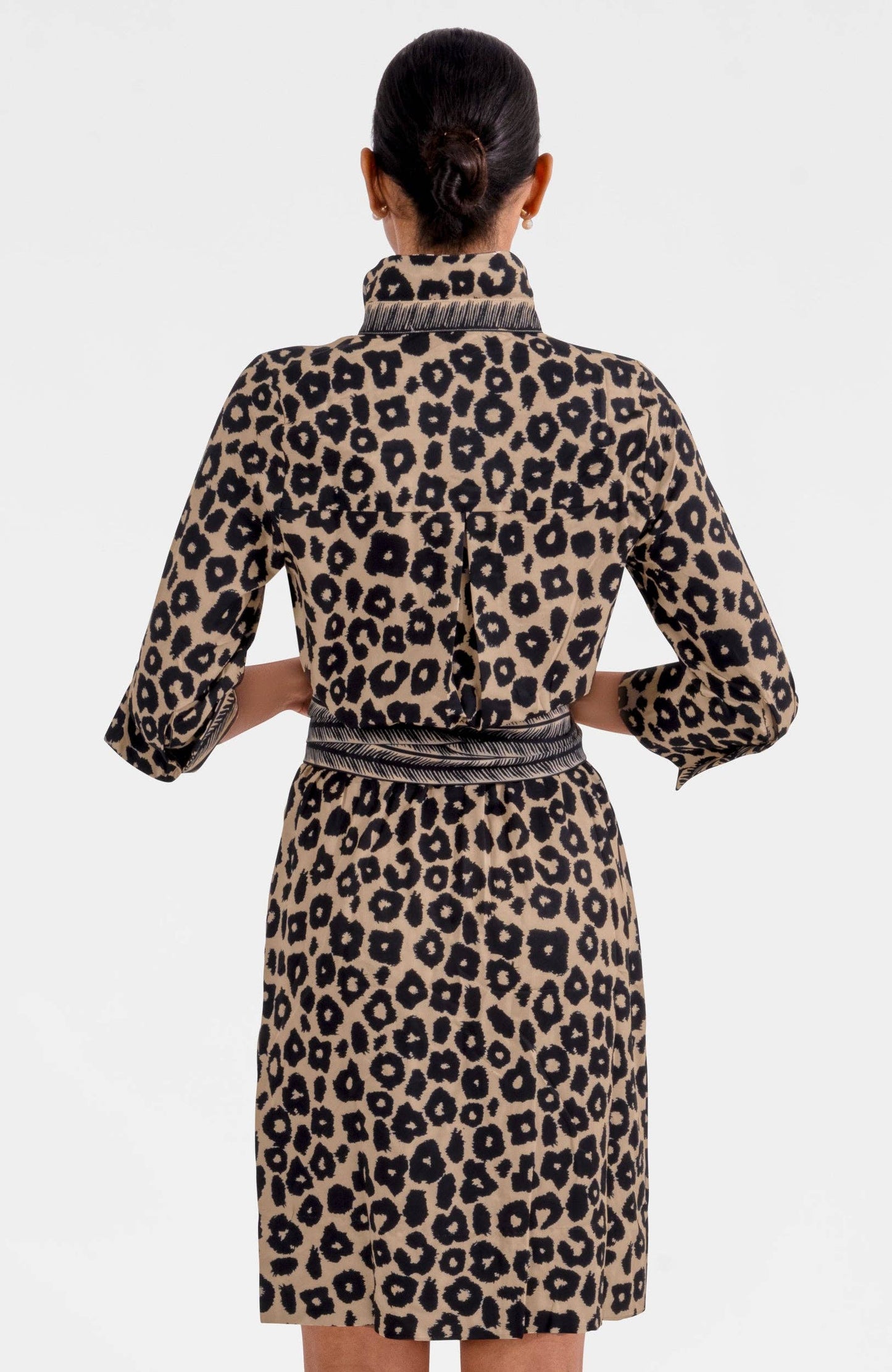 Gretchen Scott LLC - The Sophisticate Dress- Me Jane: Black/Champagne / S