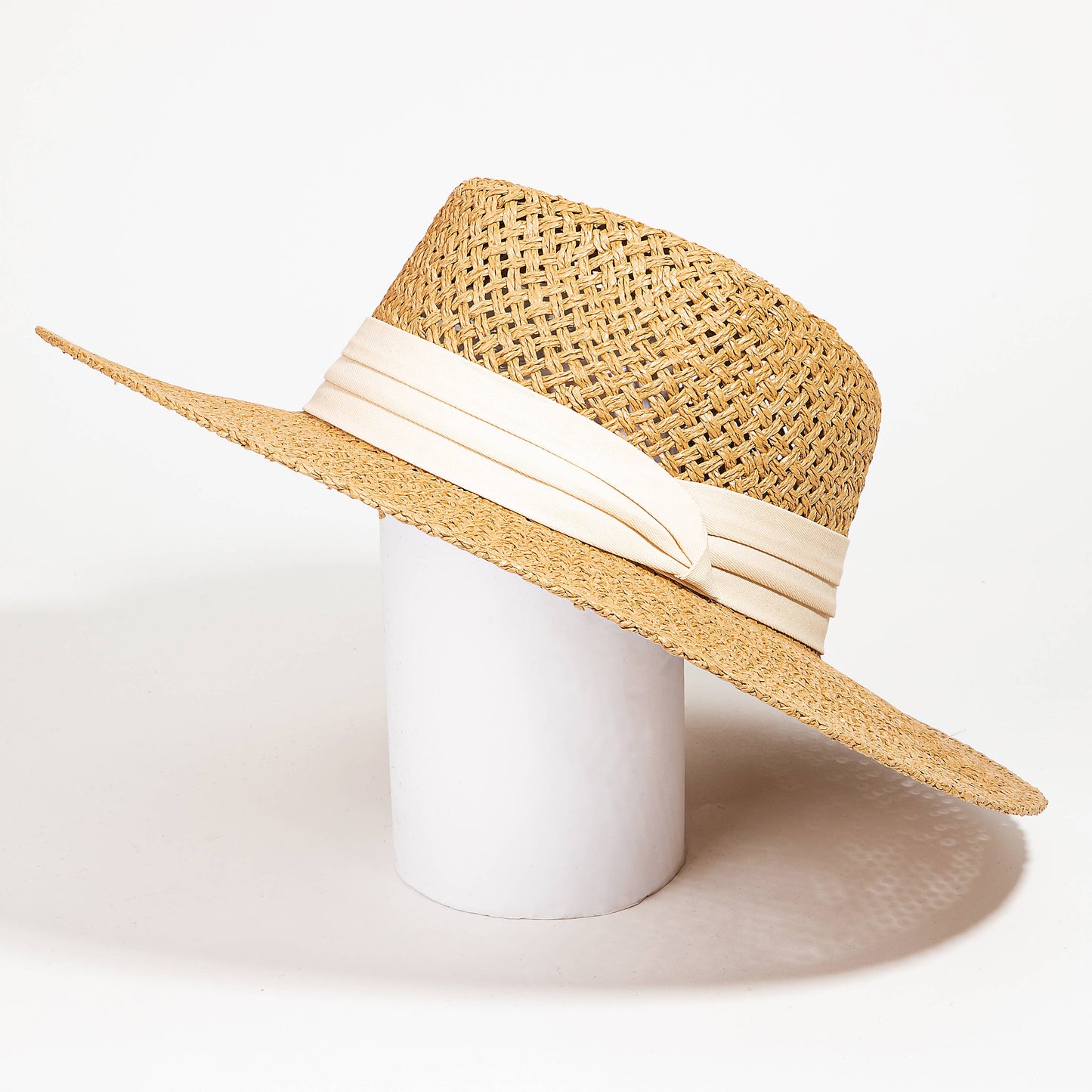 Collections by Fame Accessories - Straw Woven Sun Hat: BK