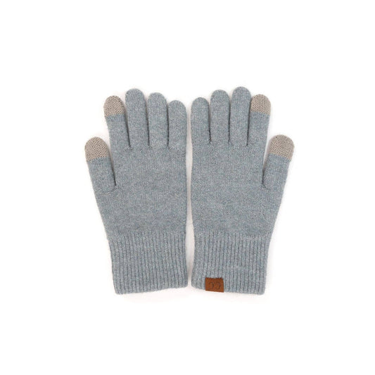 Truly Contagious - CC Ultra Soft Recycled Fine Yarn Women's Gloves ( G-2075 ): Steel Blue