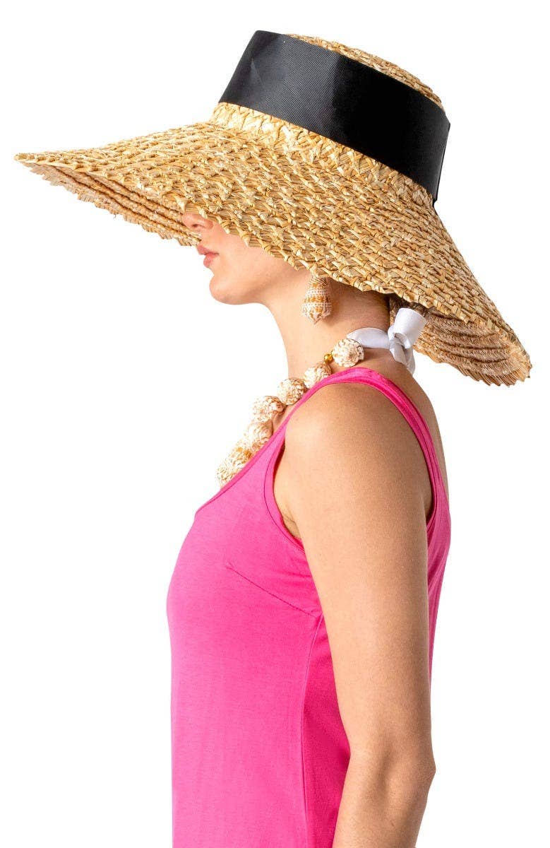 Gretchen Scott LLC - Toucan Straw Hat 6.5" Brim: 6"