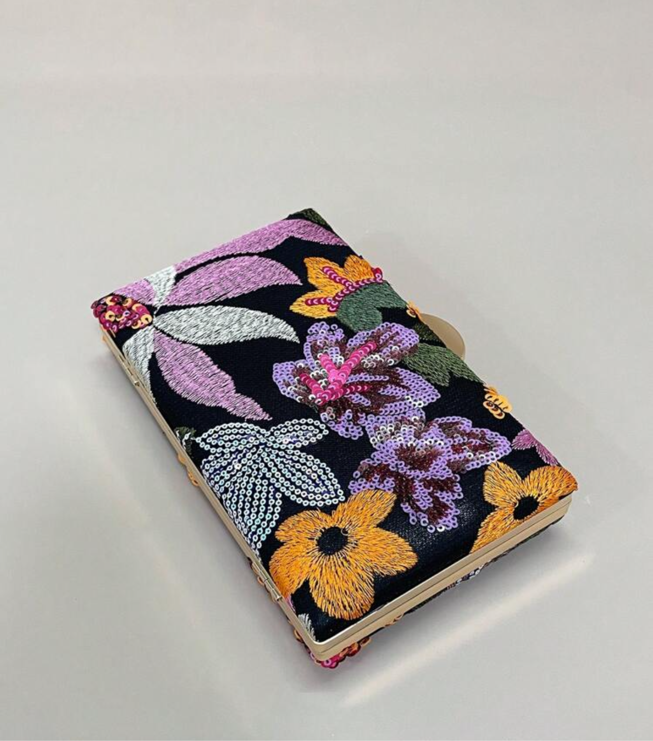 Floral Elegant Clutch Bag