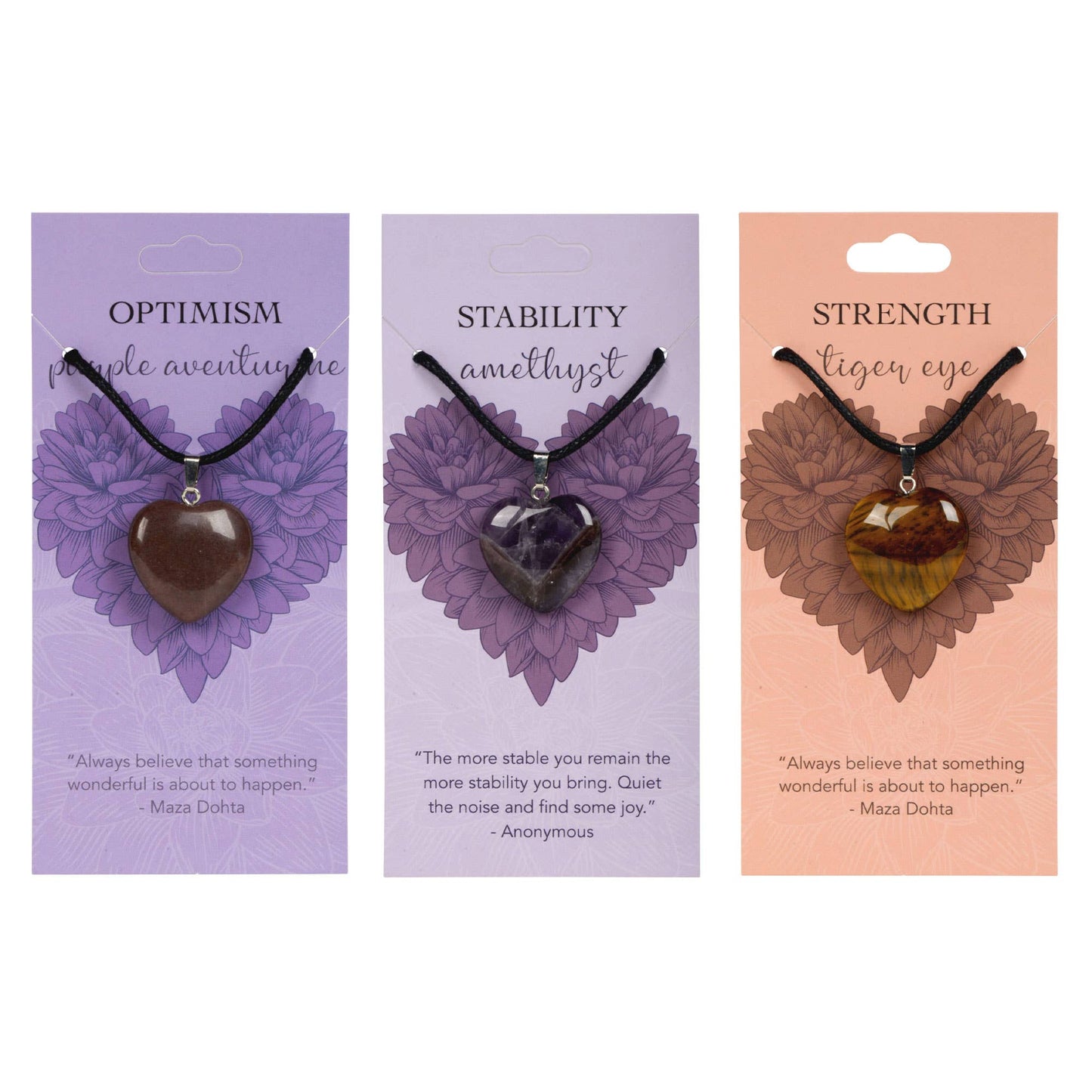 Benjamin International - Heart Pendants: Grounding (Unakite)