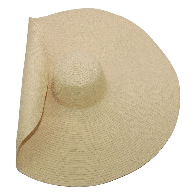 Women's Colorful Large Brim Straw Sun Hat