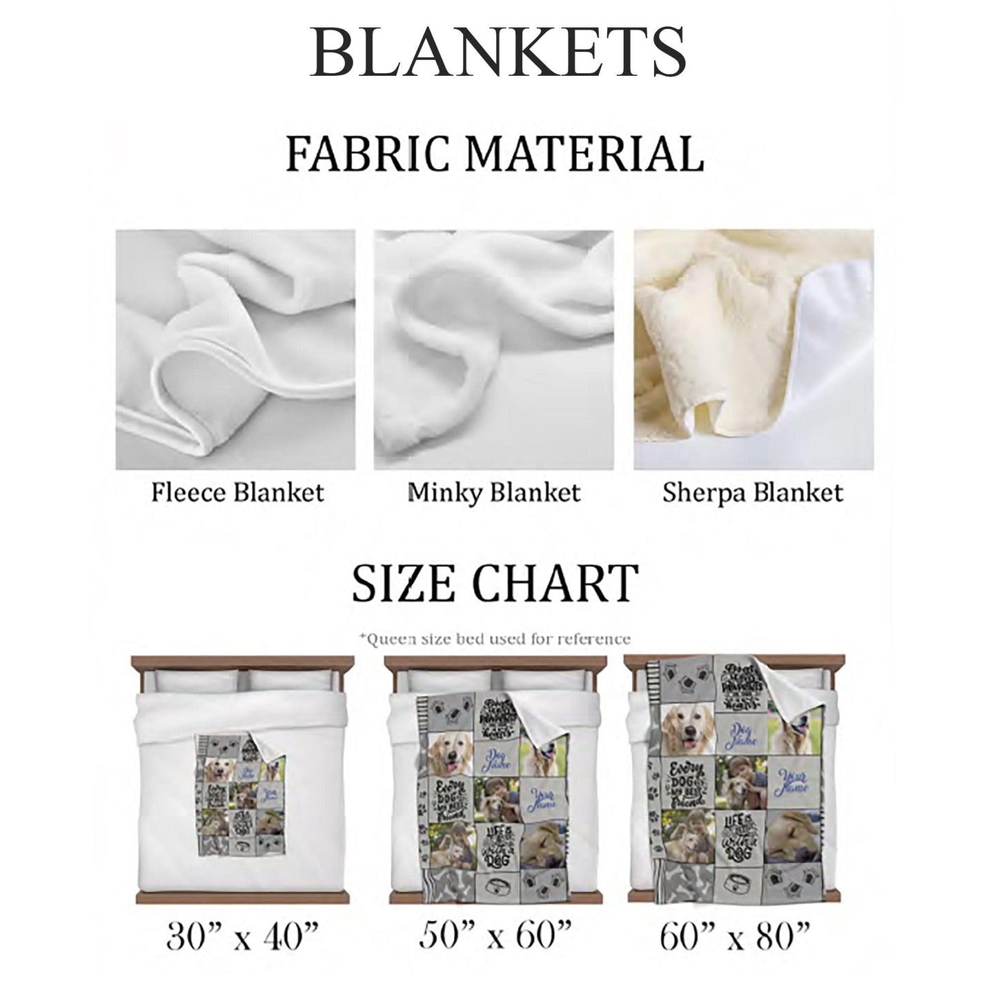 Capture beautiful memories with a custom LOVE blanket - 4 photos included! Snuggle up in personalized comfort and cherish your special moments