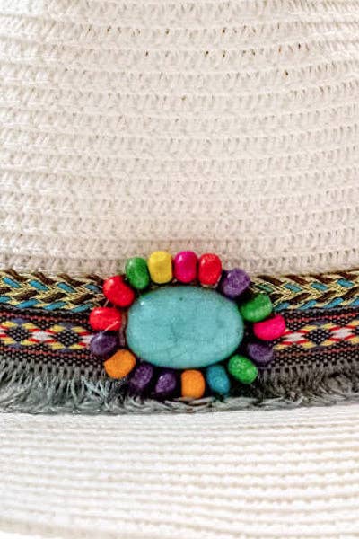 Gretchen Scott LLC - Mermaid Cowboy Hat - Band: Navy / One Size