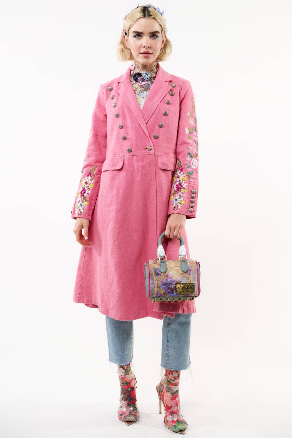 Aratta - Pink City Coat: Rose / M