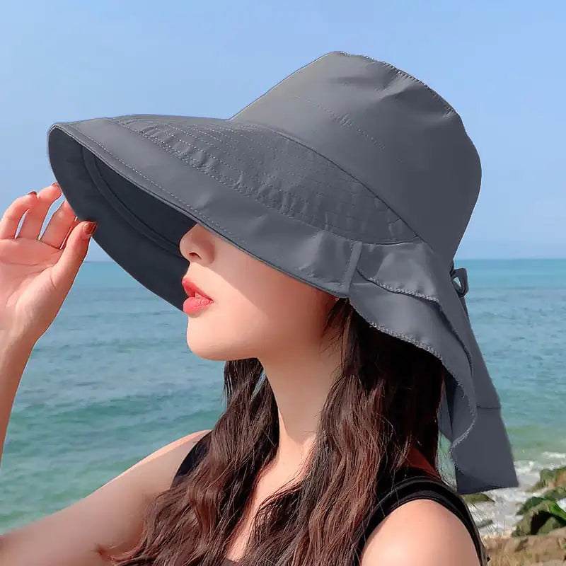 Summer Sun Hat for Women with Neck Protection