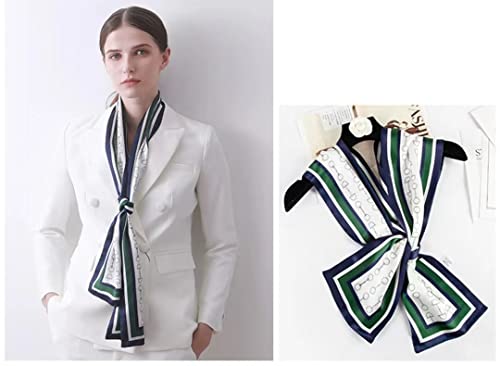 ANDANTINO 100% Silk Scarf for Women 59”*6.3” Long Shawls for Headscarf and Neck- Oblong Hair Wraps with Gift Packed