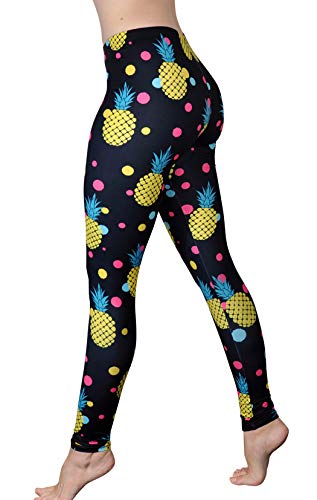 Comfy Yoga Pants – Soft Printed Workout Leggings for Women - Fun Lightweight Printed Yoga Leggings