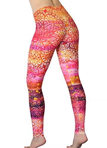Comfy Yoga Pants – Soft Printed Workout Leggings for Women - Fun Lightweight Printed Yoga Leggings