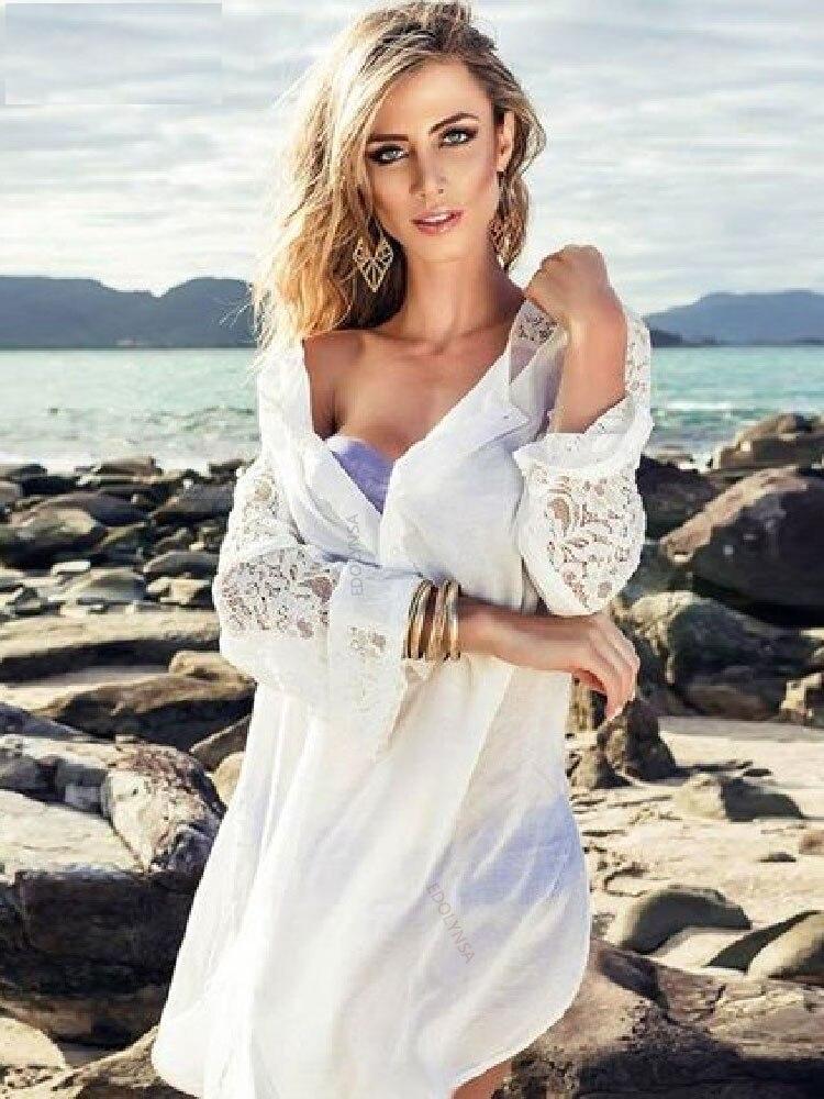 Women's Boho Style Lace Beach Cover Up