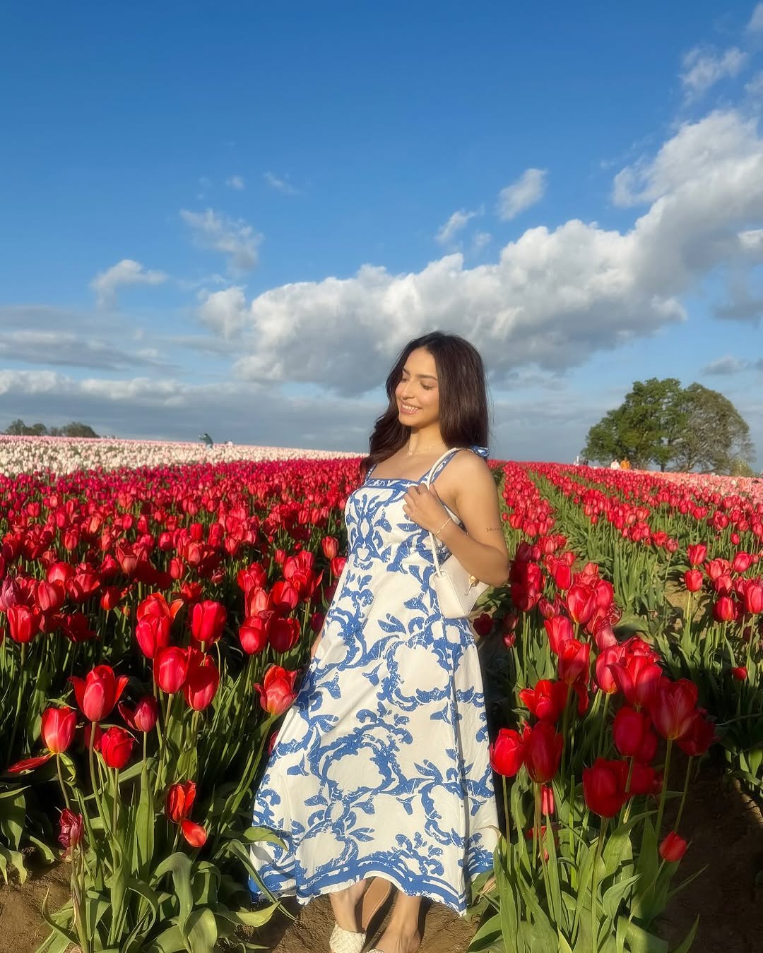 ADAIR PASSPORT TO THE SUN WOVEN MIDI DRESS