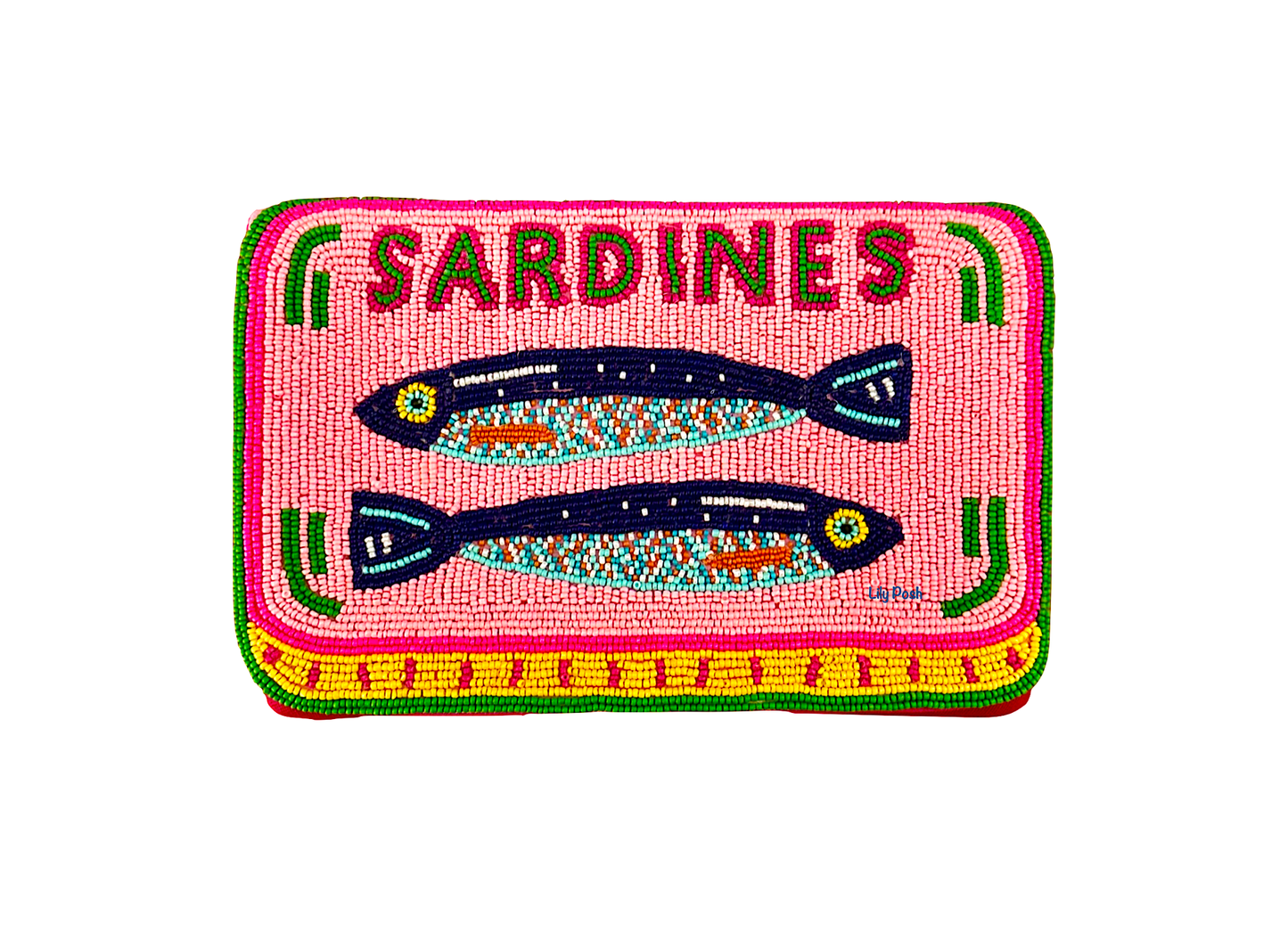 Lily Posh - Beaded Sardines Clutch Crossbody Bag Lily Posh 