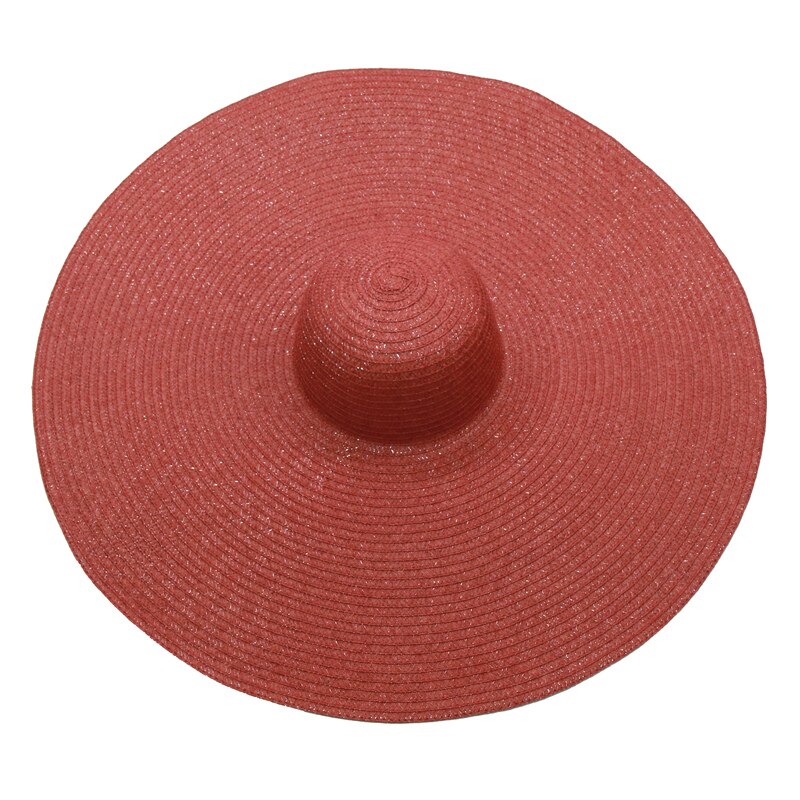 Women's Colorful Large Brim Straw Sun Hat