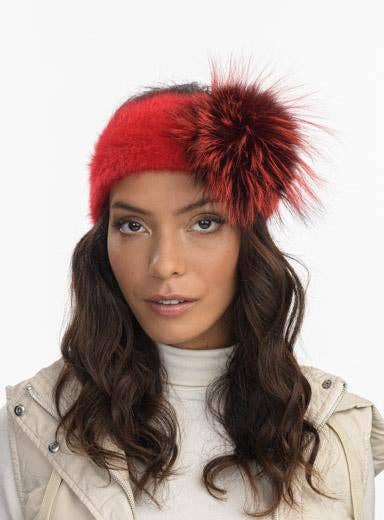 Kyi Kyi - Luxe Angora Headband Fur: Beige
