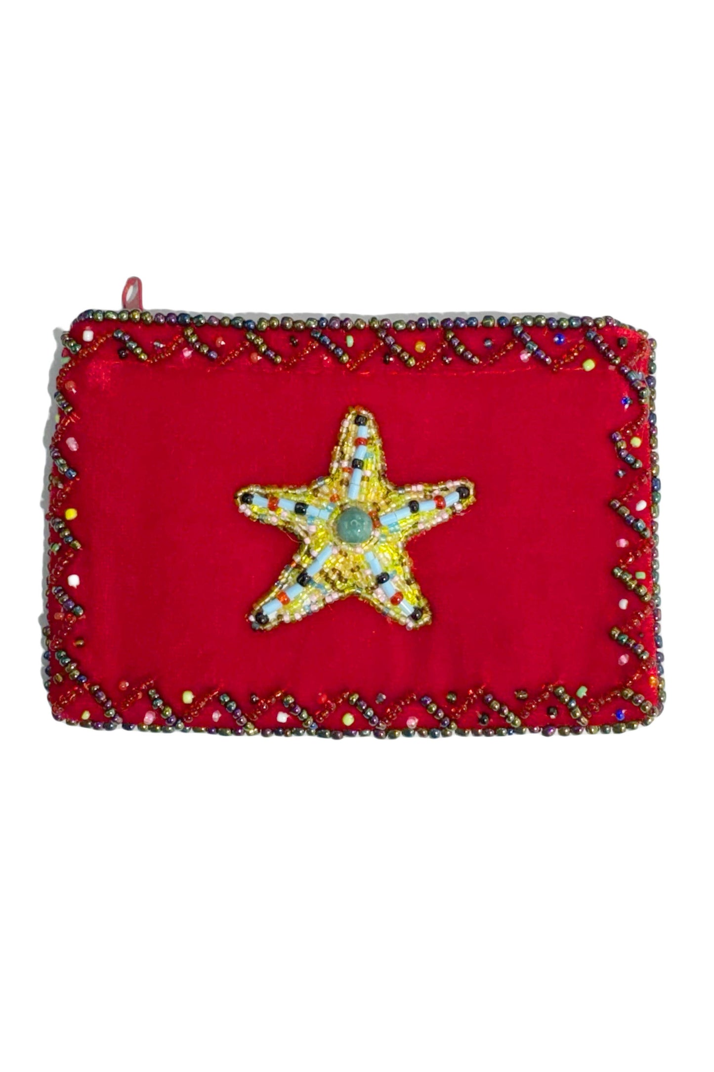 Ole - Starfish Rectangular Coin Purse : Random Color-1PCS