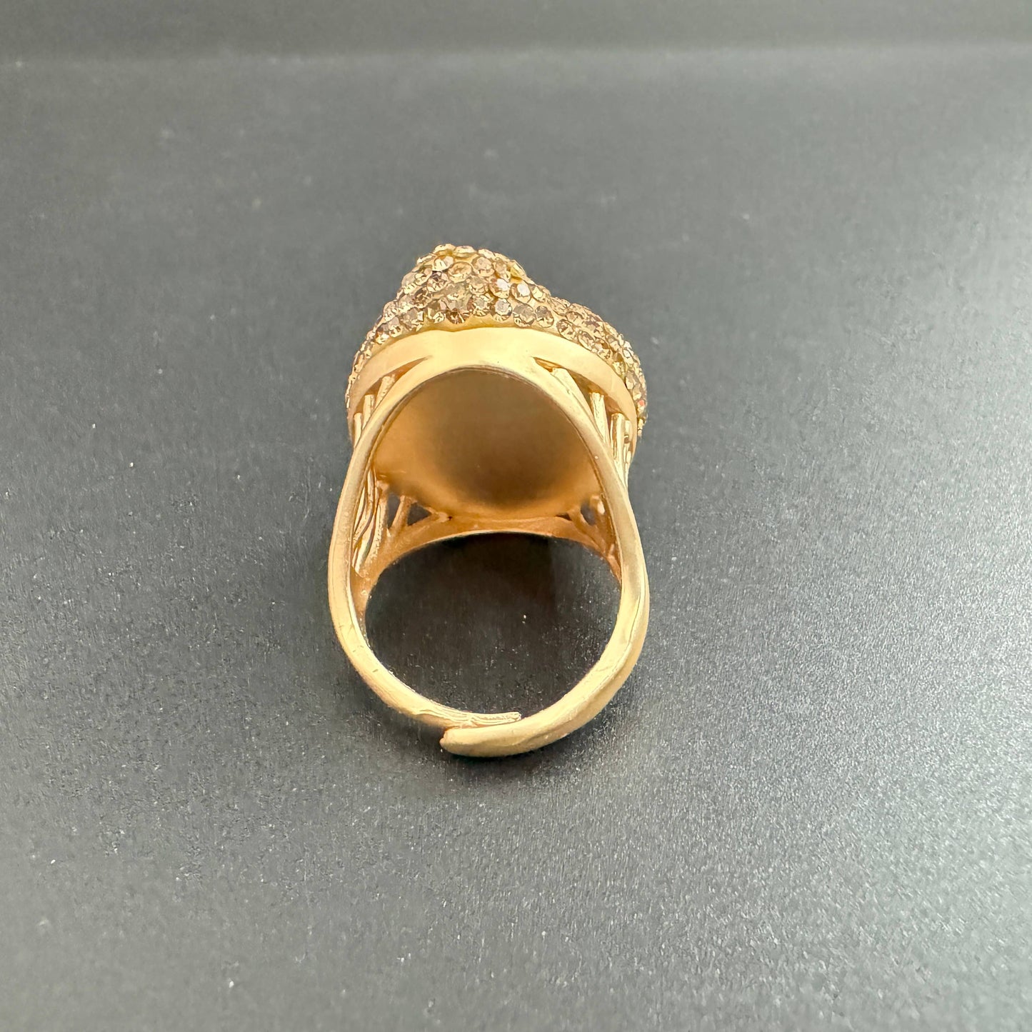 Ole - Turtle Turquoise Rhinestone Alloy Ring